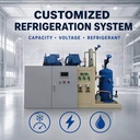 Energy Saving Screw Refrigeration Unit with Automatic Control for Large Warehouse Cooling Solutions