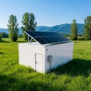 Solar Panel Powered Eco-Friendly Refrigerated Storage Cold Room Grid High Efficiency Commercial Industrial Walk Freezer Motor