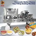 Automatic 10g 50g Paste Cup Filling and Sealing Machine for Butter Cheese Sauce Peanut Butter Cup Filling Packing Machine