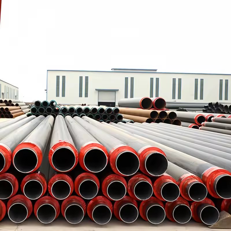 Factory Direct Sales of Underground Buried Pre Insulated Insulation Pipes Polyurethane Foam/3PE