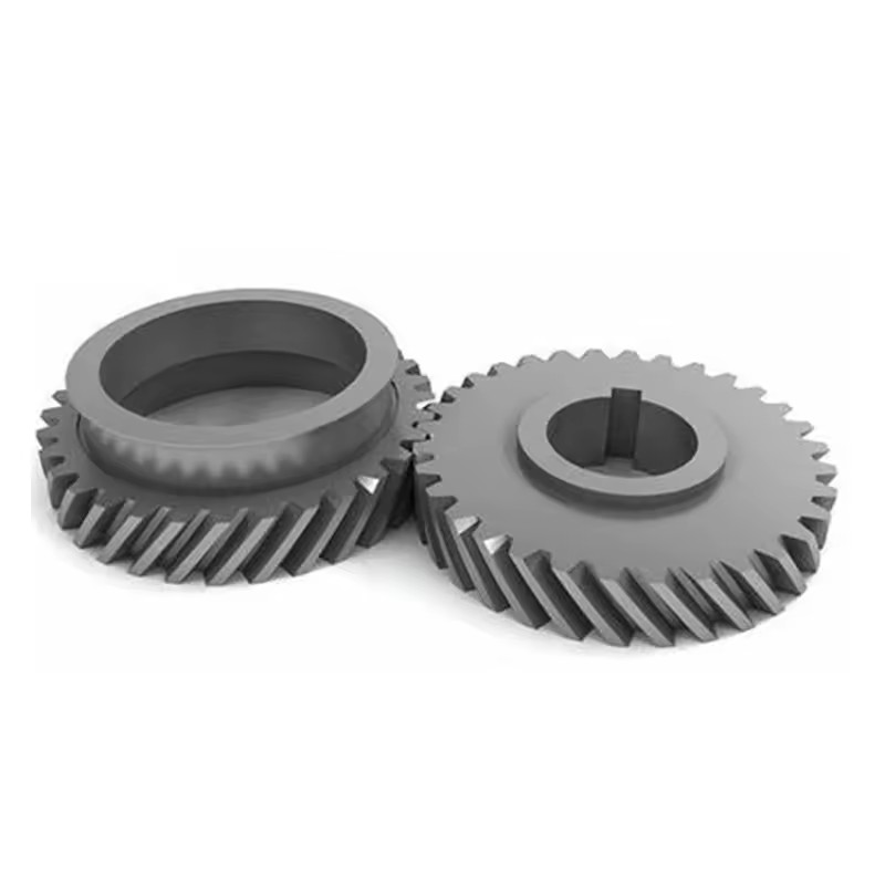 Drawing Processing Custom Precision Parts Precision Helical Gear Ring Double Helical Bull and Pinion Gear Wheel