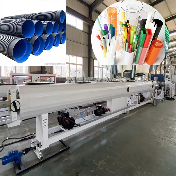 MPP Power Cable protection Tube Extrusion Production Line, High Temperature Resistant Plastic Power protection Tube Equipment