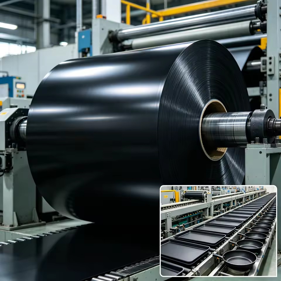 Non-stick Steel Coil SPCD 0.8mm for Appliance Panel Drawing Quality