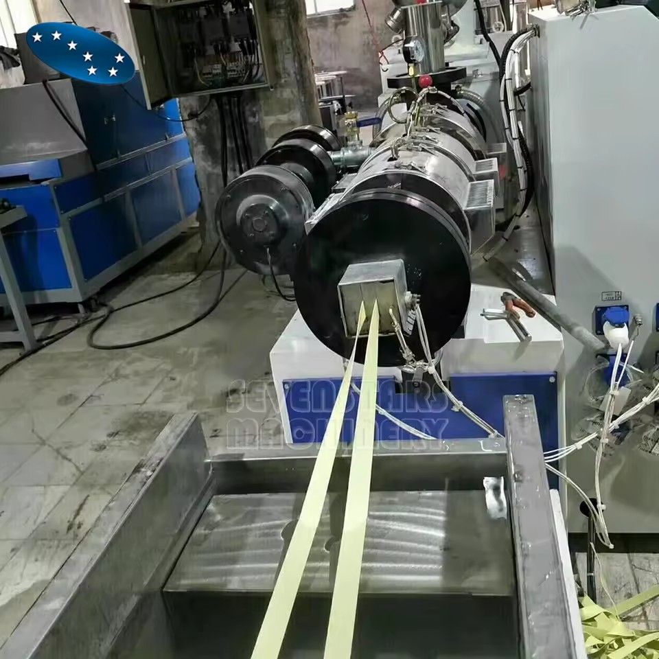 Wood Grain Edge Banding Tape Making Machine with Motor PLC Control Single-Screw Extruder Automatic Profile Production