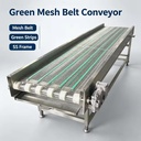 Stable Automated Material Conveyer Anti Slip Transport Belt for Beverage Plastic Box Transportation