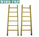 FRP Round/Square Tube Attic Ladder Anti-UV & Anti-Corrosion Light Weight 50mm Diameter 6000mm Length for Industrial Use