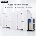 Custom Cold Room Refrigeration System for Cold Chain Warehouse with PU Panel and Unit Cooler Support