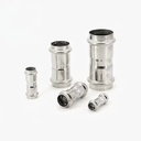 High Quality Stainless Steel SS304 316L Double Press Fitting Direct Connection Tube V Press Tube