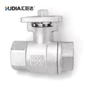 Full Port 2-Piece Flanged Ball Valve with High-Platform for Electric Actuator Gas Media Oil & Gas Pipeline Application