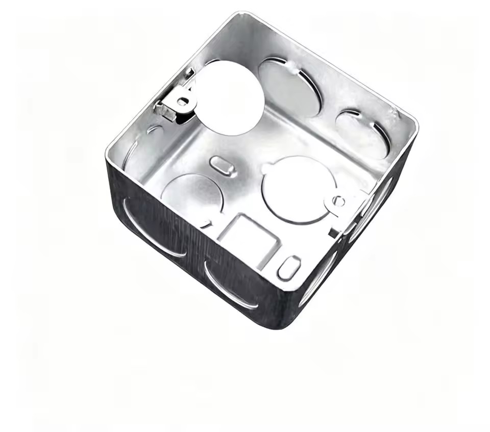 Factory Wholesale Galvanized Metal Junction Box, Electrical Embedded Wiring Box