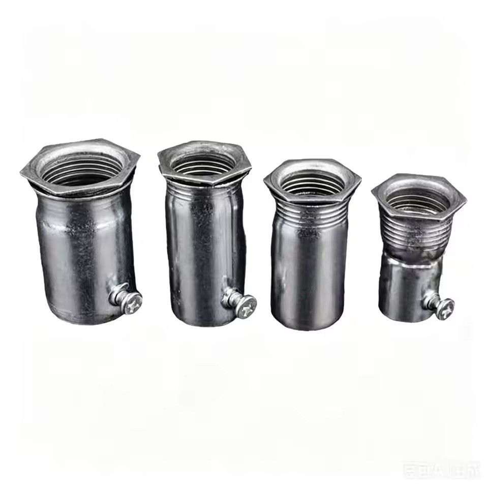 Galvanized Steel Rigid EMT Conduit Coupling with Set Screw Fire Resistant for Electrical Conduit Installation