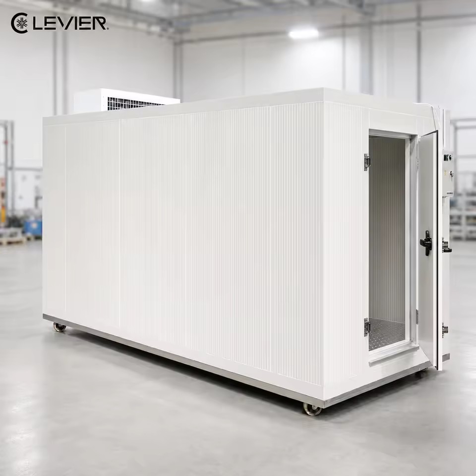 Chiller Room for Vegetable Farm and Fresh Food Storage with Refrigeration System and Electric Control Box