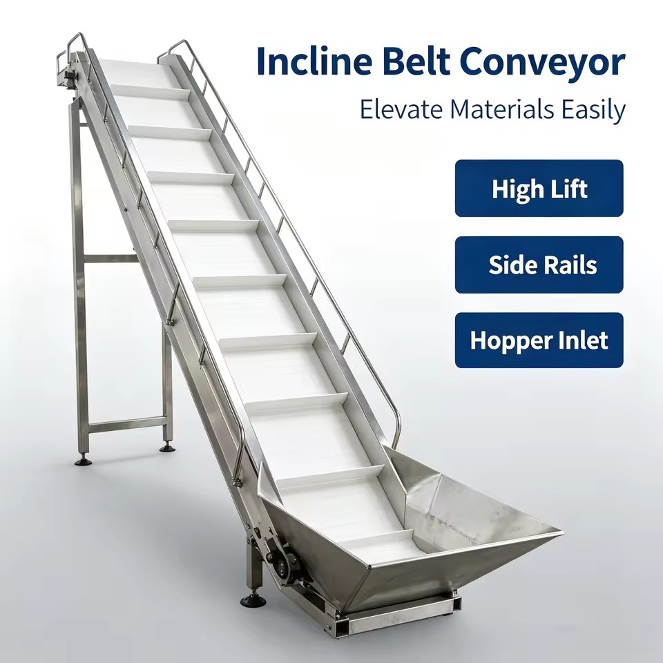 Industrial Conveyor Transport Machine Support Custom Structure For Different Conveying Requirements