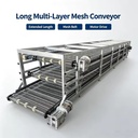 Multi-purpose Industrial Conveyor Equipment Durable Frame For Continuous Goods Conveyance