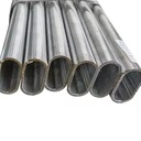 Pre Galvanized Iron Tube Oval Shaped Carbon Steel Pipe Customized Special Shape Oval Steel Pipe