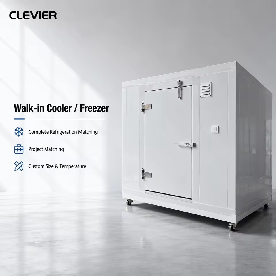 Custom Size Cold Storage Room for Meat and Seafood Cold Storage with Refrigeration System and Support