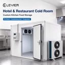 Restaurant Walk-in Cold Room for Hotel Kitchen Food Storage with Custom PU Panel and Refrigeration System