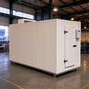 Fish Storage Walk-in Freezer with R404A Refrigeration Unit for Seafood and Meat Cold Chain Processing