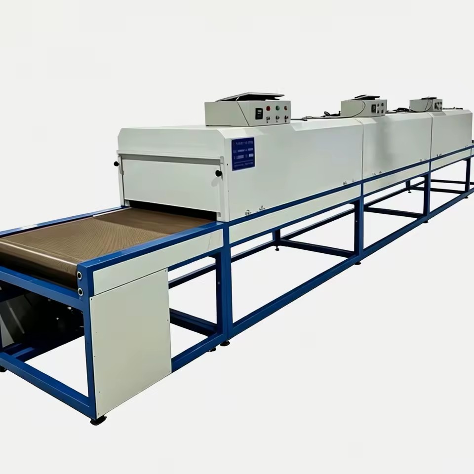 Advanced Self Tuning Electric Heating Oven Equal Air Pressure Continuous Mesh Belt Dryer Stainless Steel Energy Saving Hot