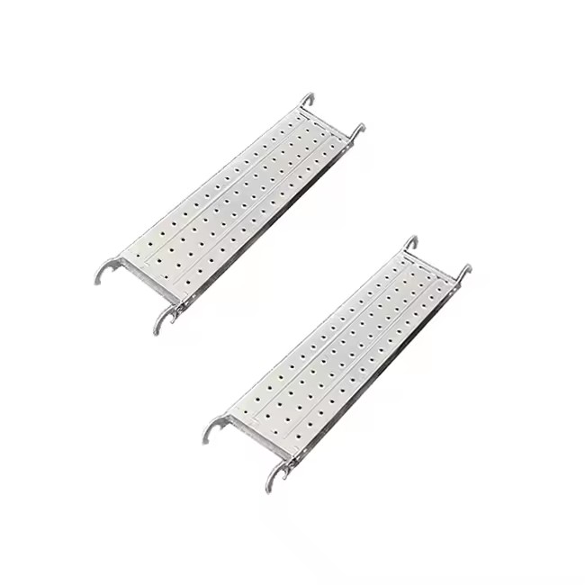 Construction Catwalk Scaffold Walk Boards with Steel Plank & Hooks Ladder & Scaffolding Parts Used Construction