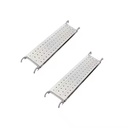 Construction Catwalk Scaffold Walk Boards with Steel Plank & Hooks Ladder & Scaffolding Parts Used Construction