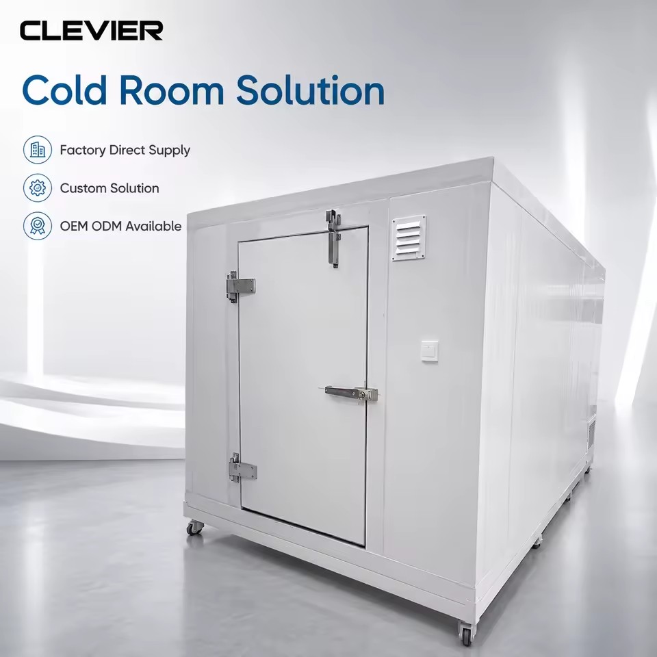 Chiller Room Storage for Dairy and Beverage Cold Storage with Refrigeration Unit and Control Box