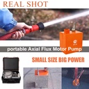 Portable Submersible Pump with Axial Flux Motor up to 65 Bar IP68 Protection 2.7KG 2KW High Pressure PUMP