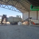 Automatic Triple Pass Sand Dryer for Construction River Sand Drying Gear Driven Hot Air Circulation CE ISO Approved Gear