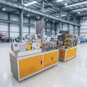 University Research Lab Twin Screw PVC HDPE LDPE TPO Extruder Three Roller Calendering Unit for Wire and Pelletizing Production