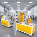University Research Lab Experiment Equipment Co-rotating Twin-screw Extruder for PLC Control High Automation Wire Motor