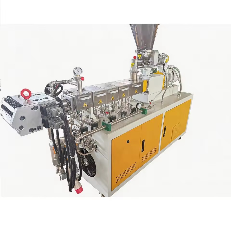 Lab-Scale Small Capacity HDPE/LDPE Wire Extruder Plastic Experiment Equipment High Automation for University Plant for Samples