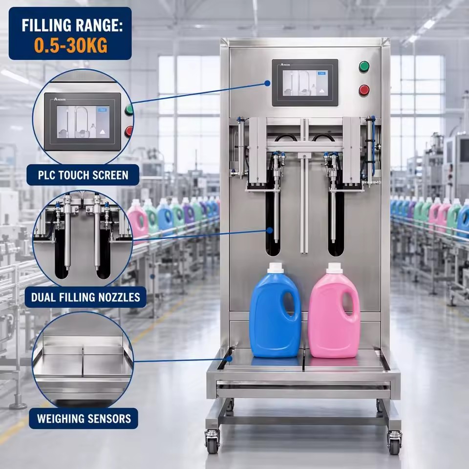 Dish Washing Liquid Soap Laundry Detergent Dispenser Filling Packaging Machine