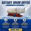 Reliable Triple Pass Sand Dryer for Construction Material Drying Hot Air Circulation Technology Industrial Dryer CE ISO