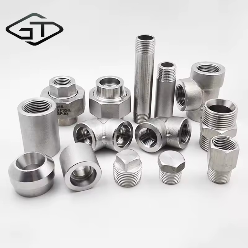 Factory Wholesale 3000lb 3# 304 Stainless Steel 90 Degree High Pressure Fitting Set Female Thread Pipe Elbow NPT BSPT Thread