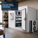 Mini Cold Room Complete System for Small Food Storage with Air Cooled Condensing Unit and Refrigeration