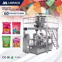 LINPACK High Speed Rotary Automatic Premade Pouch Counting and Sealing Packaging Machine for Candy