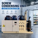 High Efficiency Screw Refrigeration Unit for Meat Storage Poultry Processing and Food Supply Chain