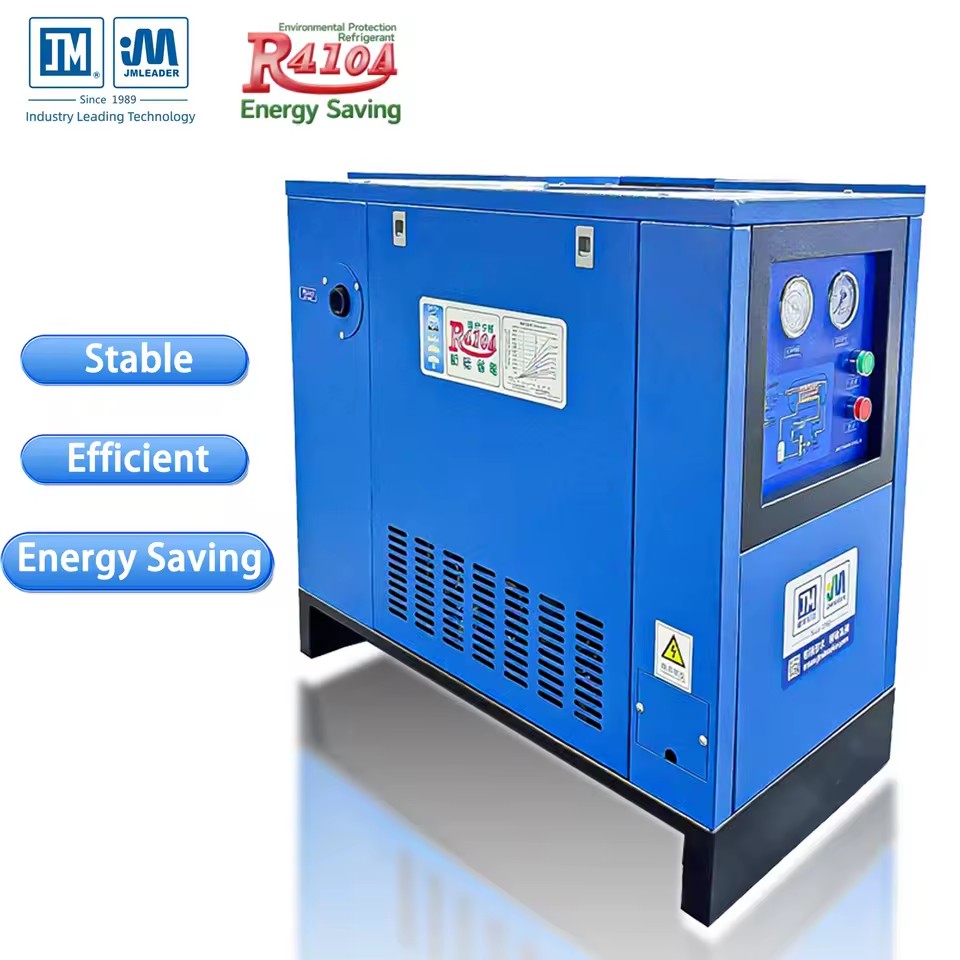 JM Energy Saving Refrigerated Air Dryer 3.8Nm/Min 220V 50Hz Efficiency Industrial Compressed Air Dryer for Screw Air Compressor