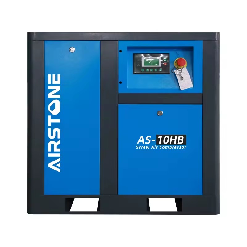 Industrial Oil Lubricated Rotary Screw Air Compressor 7.5KW 10HP Direct Drive Fixed 7- 12Bar Energy Efficient