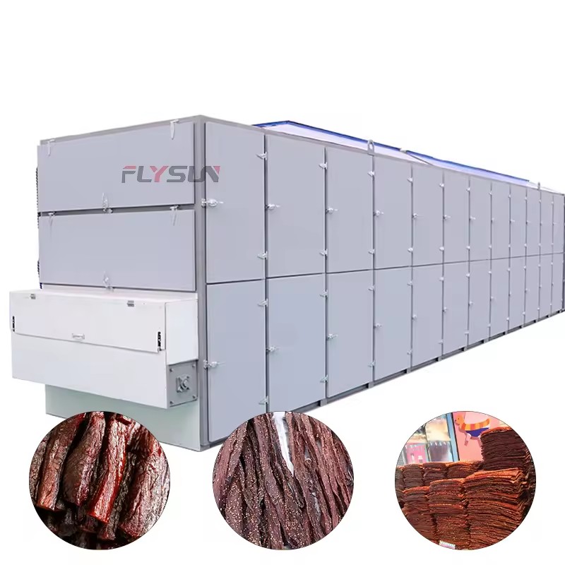 Fully Automatic Hot Air Circulation Drying Equipment Multi-layer Drying Equipment for Beef Jerky Pork Jerky and Chicken Meat
