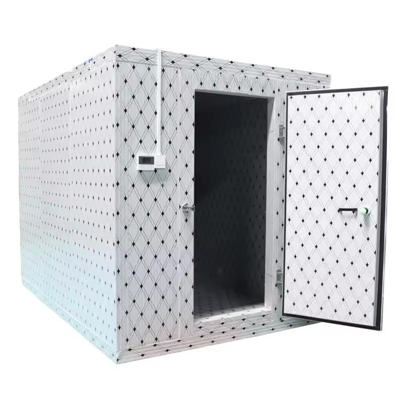 New Commercial Restaurant Customized Walk-In Evaporator Refrigerator Freezer Cold Storage Room Solar Panel Soundproof Energy