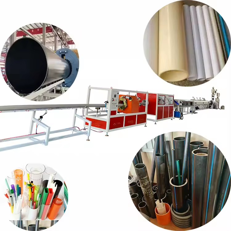 Plastic Single Screw Extruder PVC Pe Abs Pc Pa Tpu Extruder