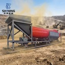 Factory Custom Scrubber Trommel 300-400t/h Heavy Duty Ore Washer for Large Alluvial Gold Mining Projects Africa