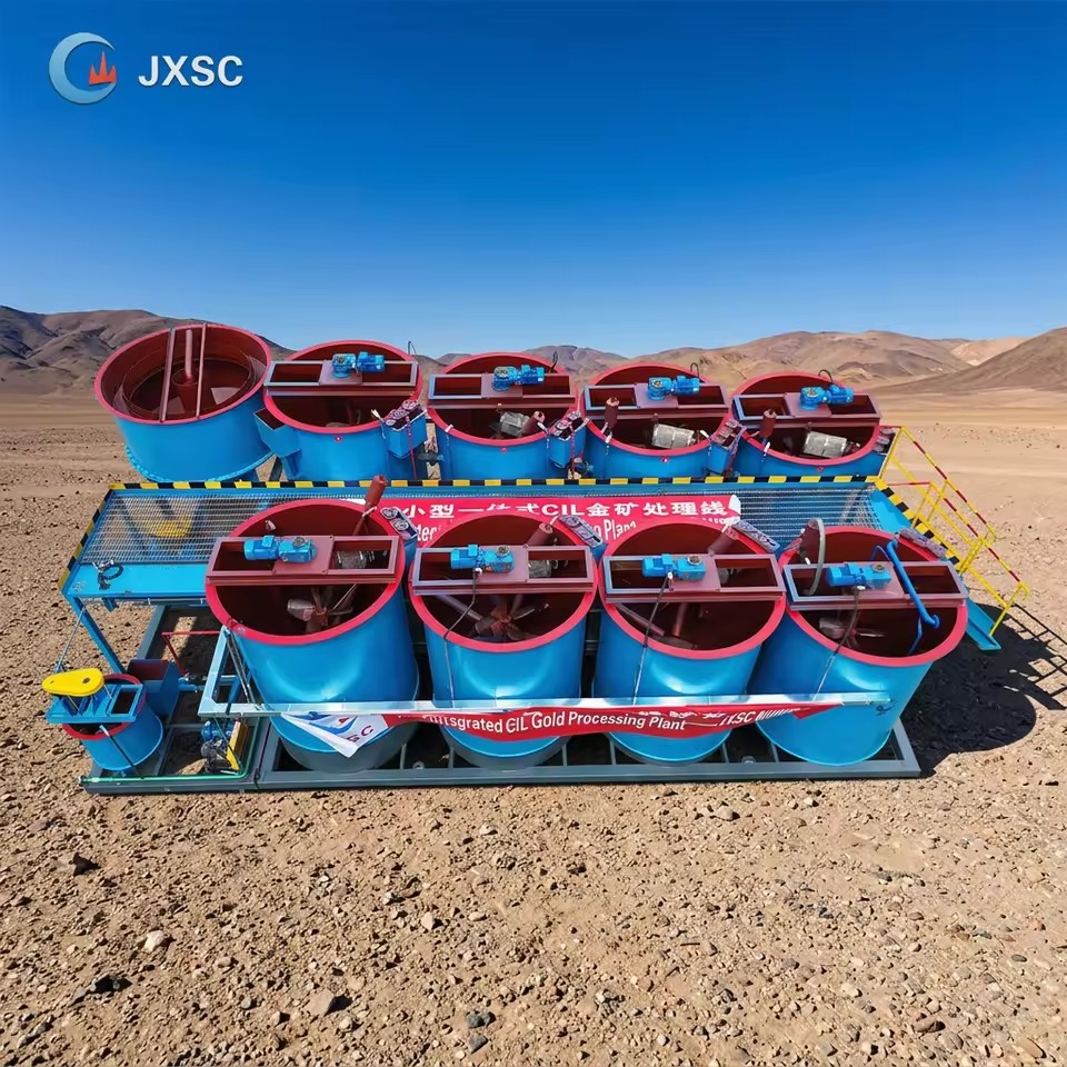 Energy Saving Activated Carbon CIL Line Hard Rock Gold Ore Tailings Recycling Processing Plant