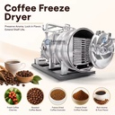 50m² Coffee Freeze Drying Equipment | CE Lyophilizer for Soluble Coffee Granules with Energy-Saving PLC Control System