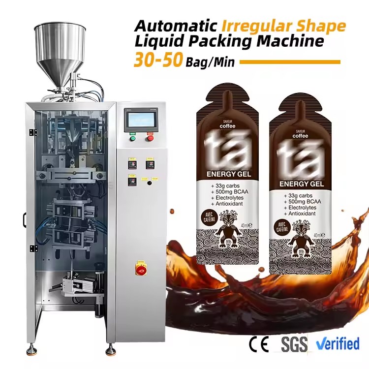 Automatic Irregular Shape Bag Packaging Machine Liquid Cold Brew Coffee Stick Special Sachet Packaging Machine