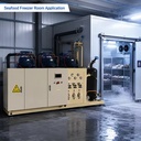 Low Temperature Screw Compressor Unit for Deep Freezing Frozen Seafood Blast Freezer and Cold Storage Solutions