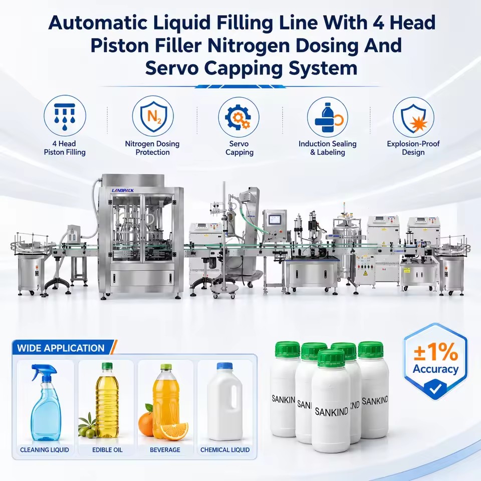 Automatic for Soy Sauce Cosmetic Hummus Beverage Chemical Dishwashing Liquid Juice Cream Syrup Bottling Filling Machines Machine