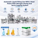 Automatic for Soy Sauce Cosmetic Hummus Beverage Chemical Dishwashing Liquid Juice Cream Syrup Bottling Filling Machines Machine