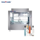Cheap Price Automatic Linear Gravity Filler Complete Set for Small & Medium Liquid Bottling Production Plant